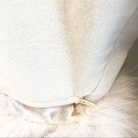 Popski London Cashmere Coat with Fur Accents - Picture 14 of 16